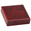 Presentation Rosewood Box for 3" Medal - Laser Engraved Directly on Box